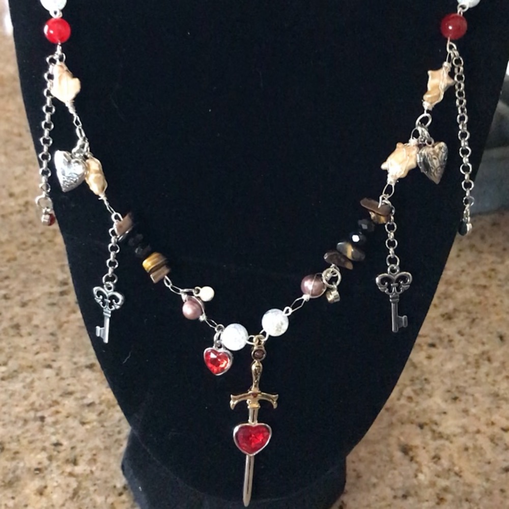 Handmade jewelry! W/ crystals & freshwater pearls